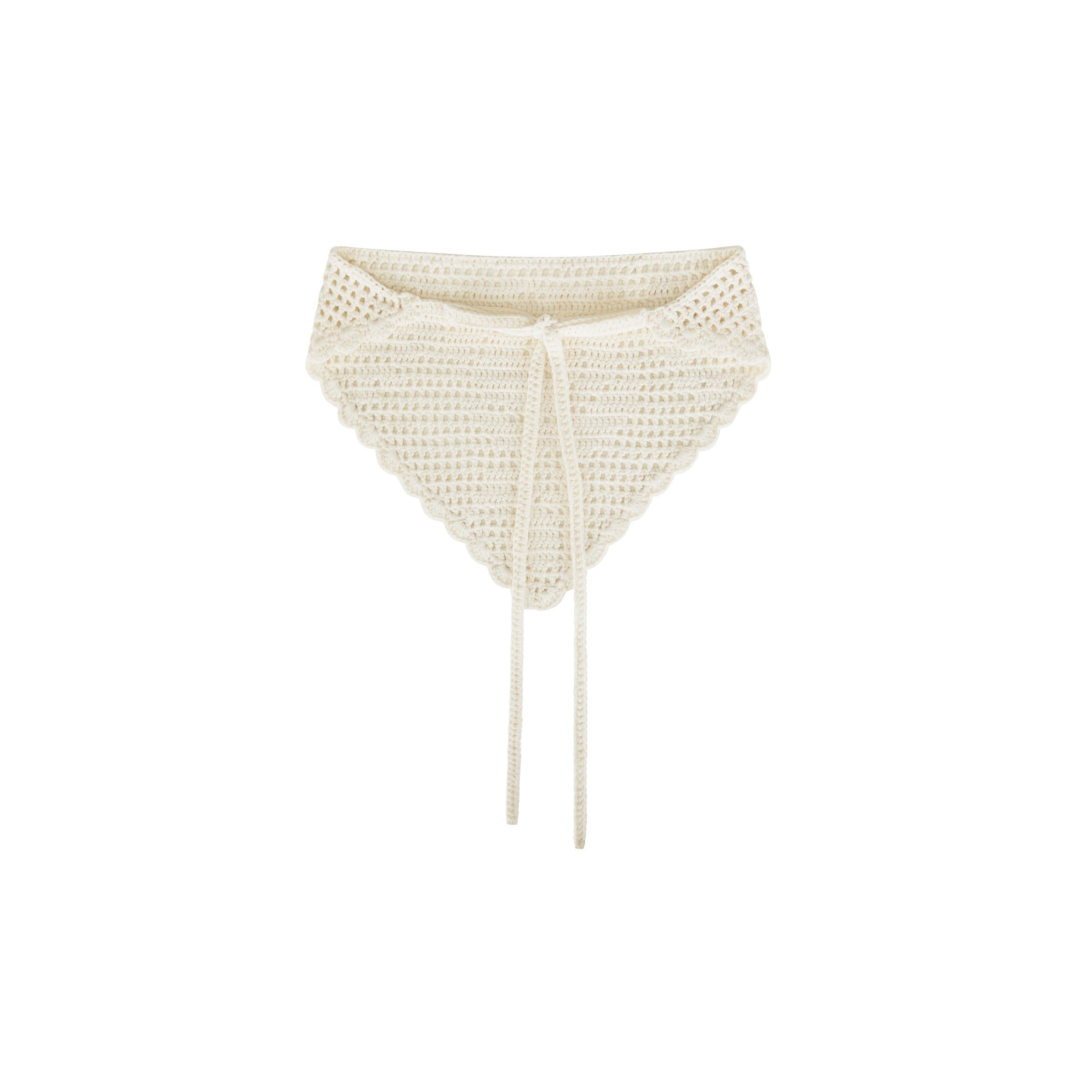 Triangle Bandana - Ivory Rose